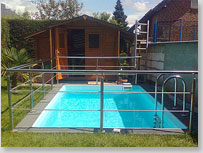 Edelstahlgeländer für Swimmingpool